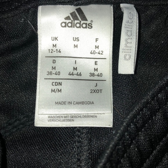 Adidas all black track pants - Picture 6 of 6